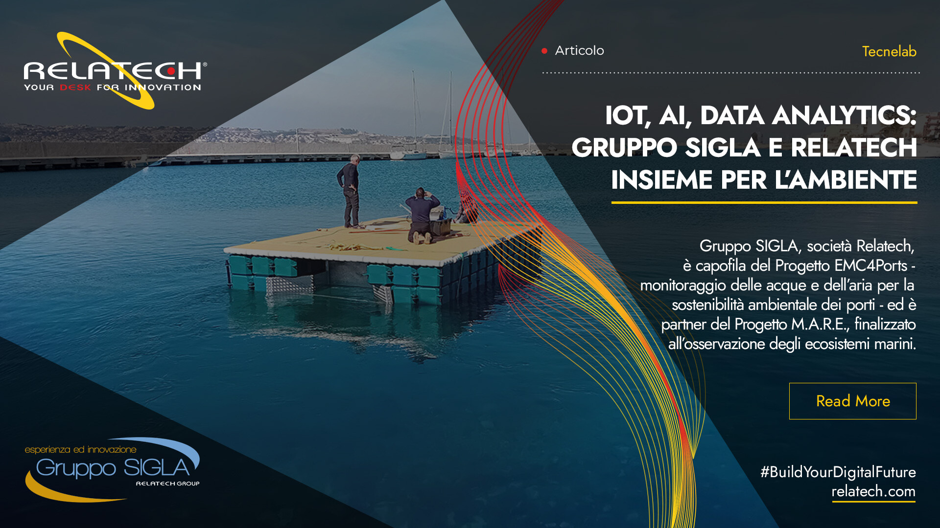 IoT, AI, Data Analytics: Gruppo SIGLA e Relatech insieme per l’ambiente