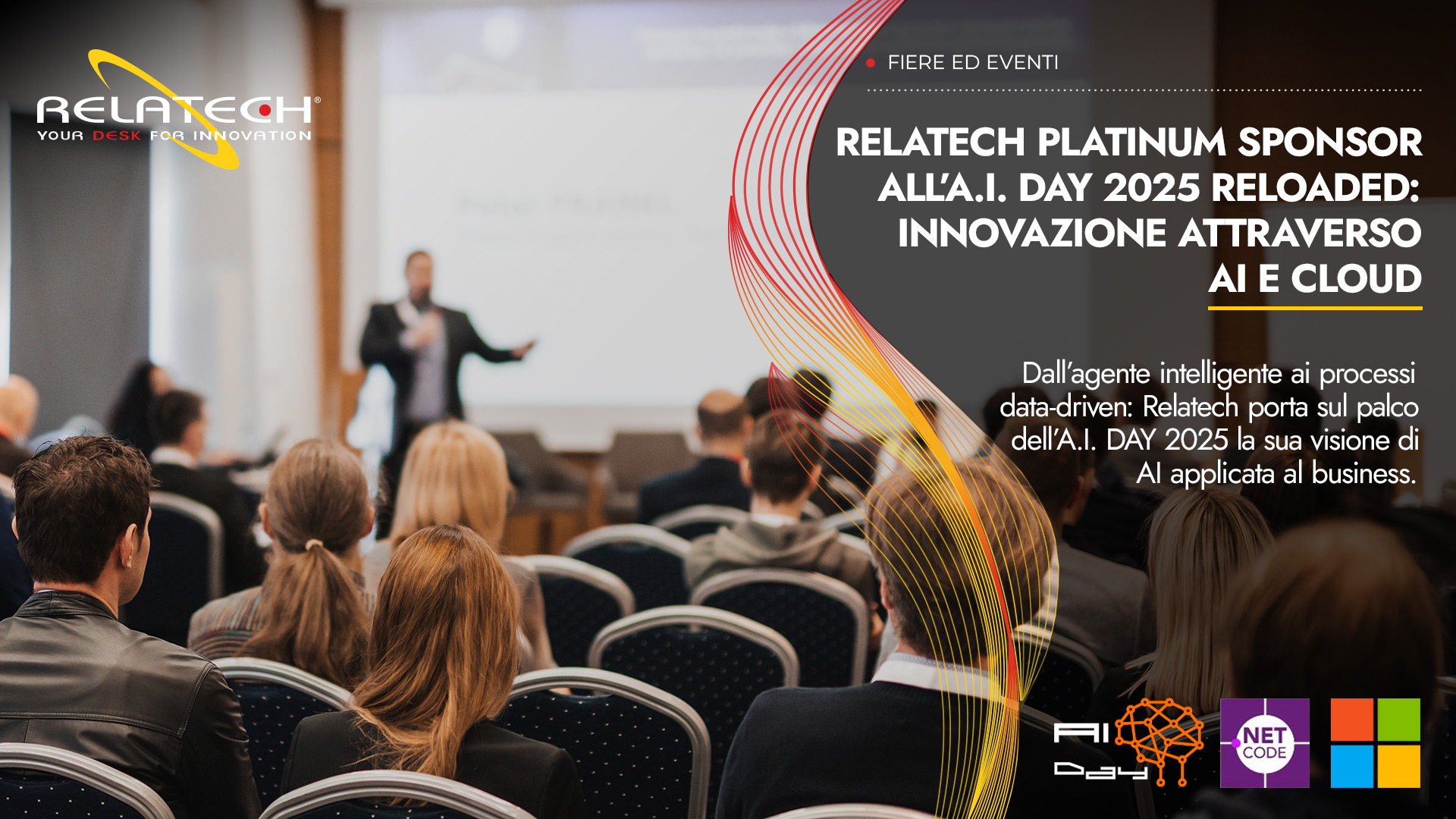 Relatech Platinum Sponsor all’A.I. DAY 2025 RELOADED
