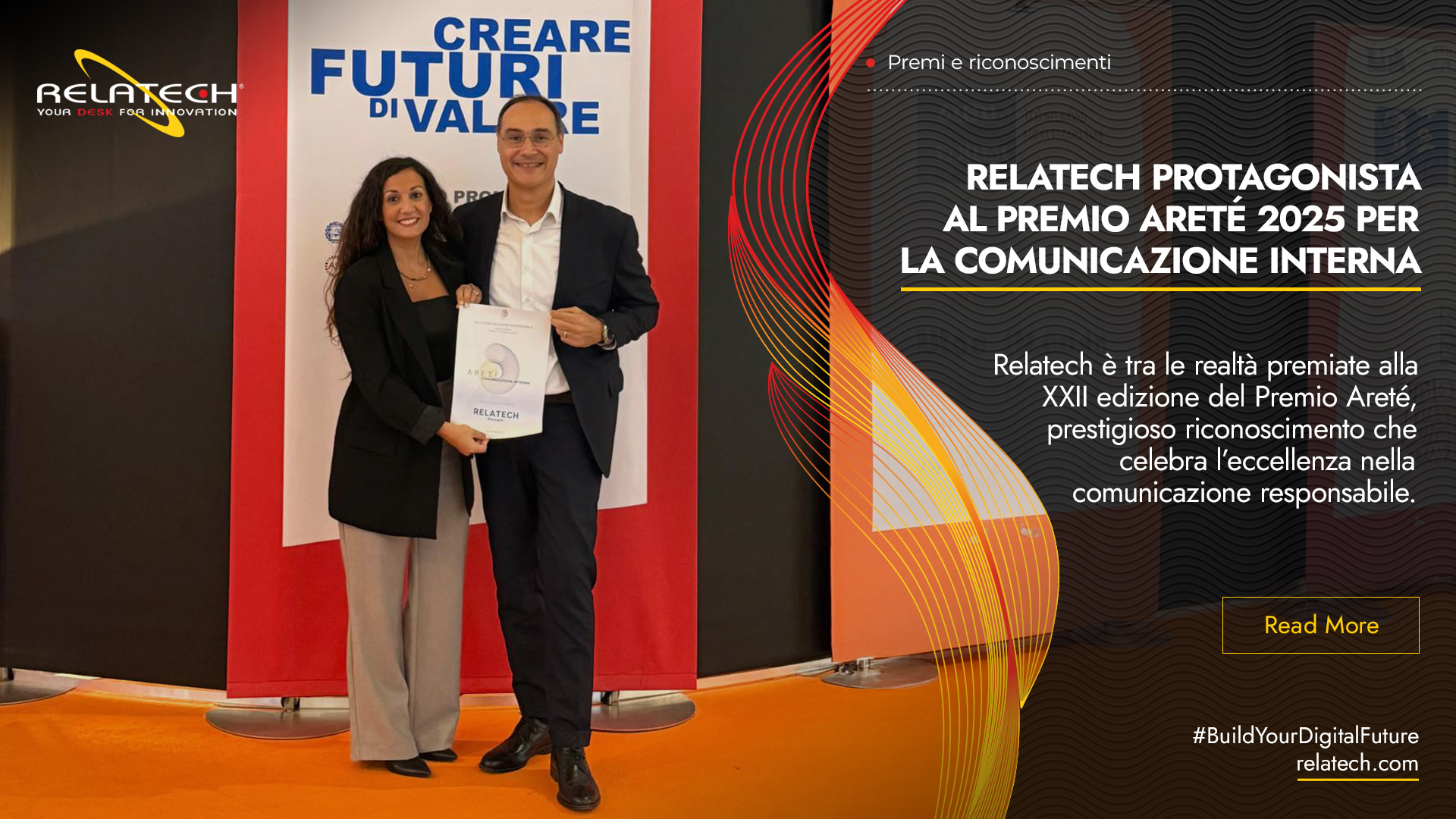 Relatech protagonista al Premio Areté 2025 per la Comunicazione Interna