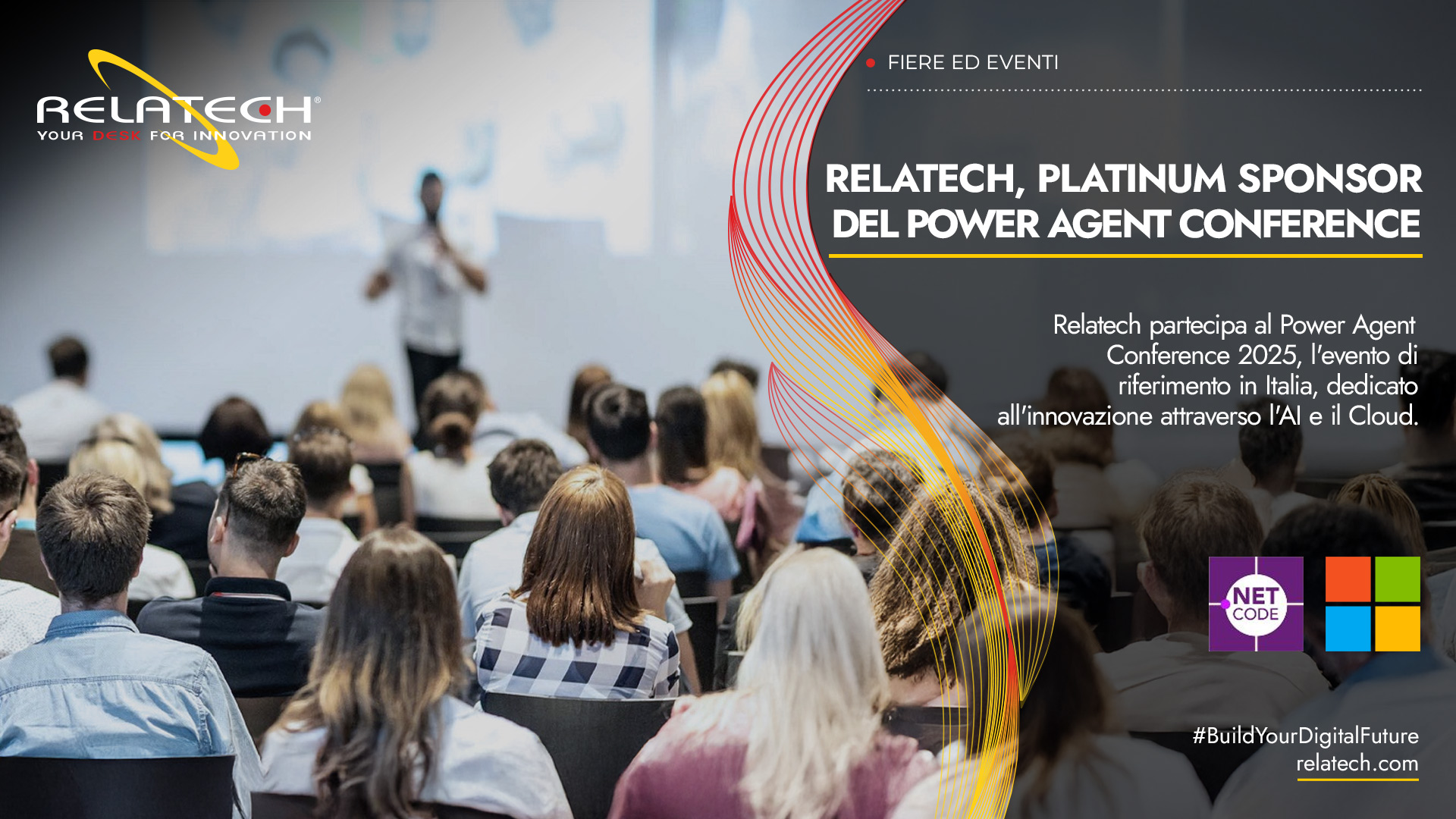 Relatech Platinum Sponsor alla Power Agent Conference 2025: innovazione AI e Cloud al centro